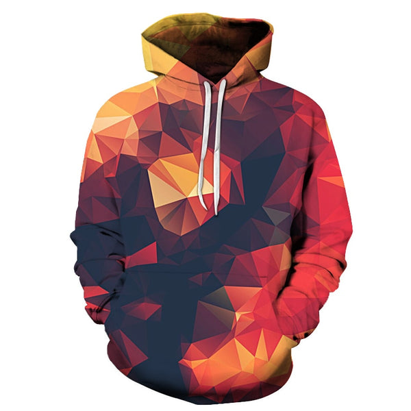 Fire Polygon Hoodie