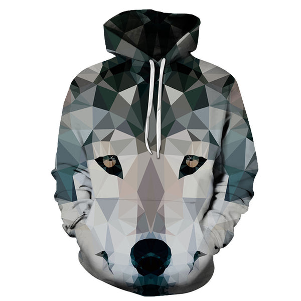 Diamond Wolf Hoodie