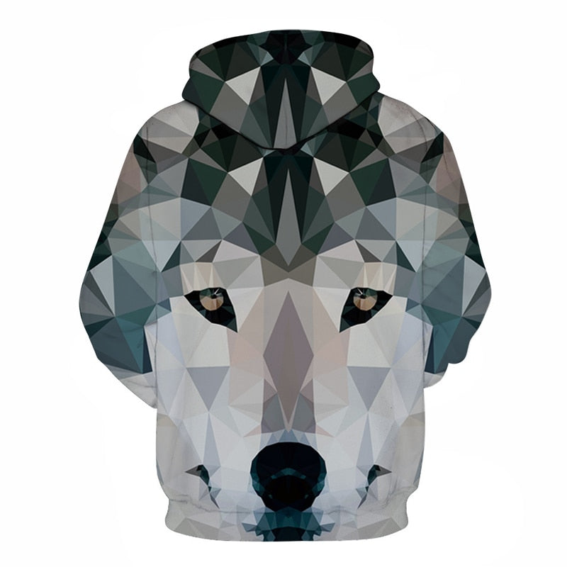 Diamond Wolf Hoodie